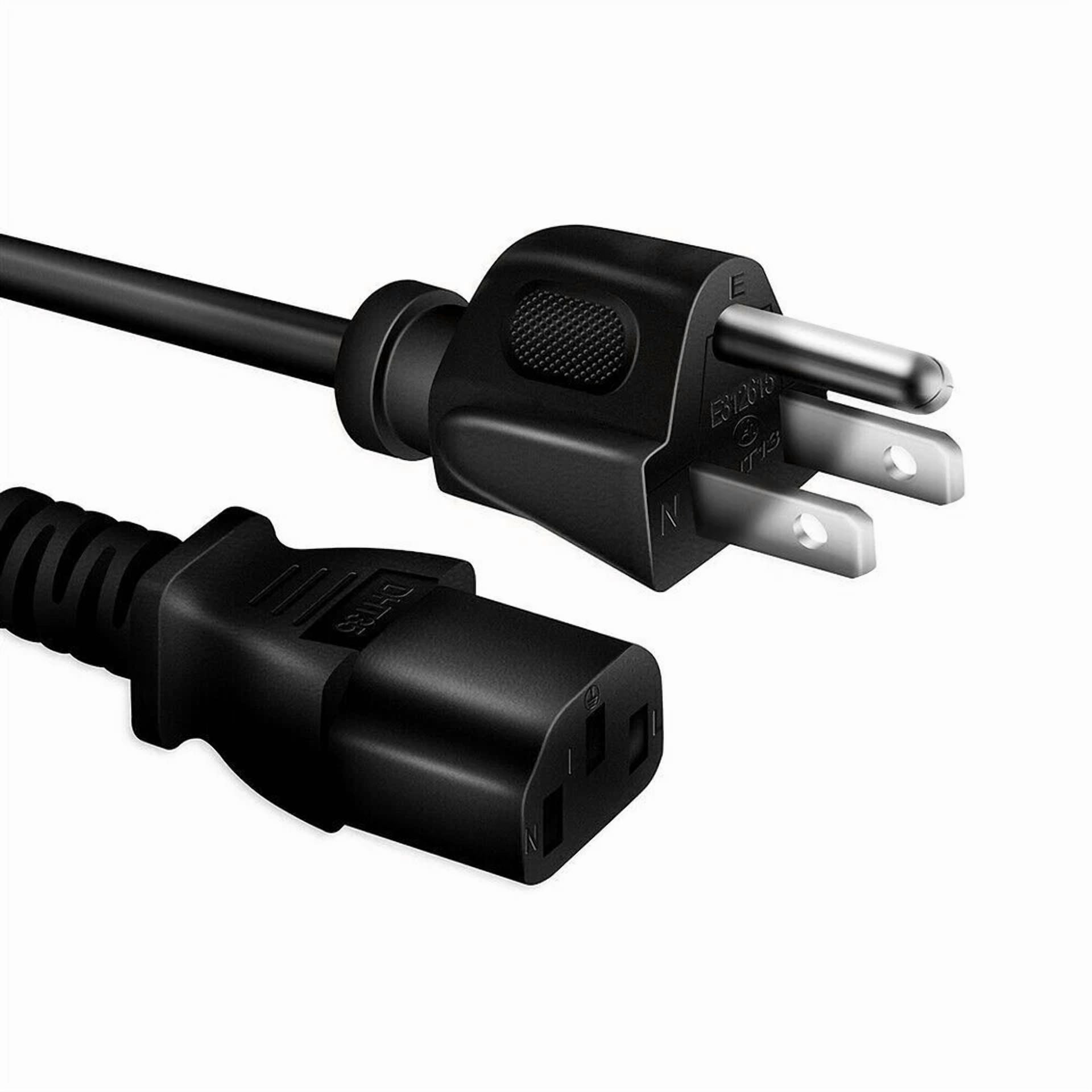 BUTTERFLY- 6Ft Ul 3 Prong Us Ac Power Cord Cable Lead For Hisense Lcd Tv Charger Adapter
