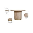 thumbnail image 2 of Meridian Furniture Oakhill Natural Dining Table, 2 of 8