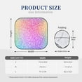 thumbnail image 7 of Lsque Colorful Glitters 2 PCS Windshield Sun Shade | CarFoldable Window Covers | Car Accessories Reflect UV for Universal Cars SUV Truck | Large, 7 of 7
