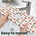 thumbnail image 6 of Sikiie Strawberry Splash Guard for Sink Faucet-1 PC Super Absorbent Fast Drying Mat Sink Gadgets-Splash Guard for Kitchen, Sink Mat, 6 of 7