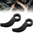 thumbnail image 1 of Tool Series Pry Bar Adapter (2pc) 2024 New Horn Type Half Shaft Disassembly Tool Open Upgraded Half Shaft Disassembly Car Tool Drive Pry Bar Adapter Tool (2 Pieces Black), 1 of 7