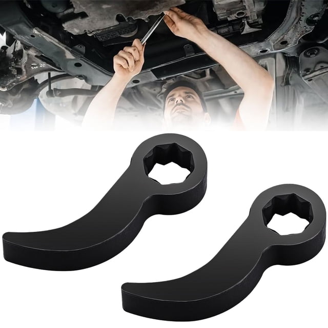 Tool Series Pry Bar Adapter (2pc) 2024 New Horn Type Half Shaft Disassembly Tool Open Upgraded Half Shaft Disassembly Car Tool Drive Pry Bar Adapter Tool (2 Pieces Black)