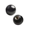 thumbnail image 4 of Chendee 5 Pcs Bouton de Levier Boule Ronde Noire M5/6/8/10/12 Remplacement d'Outil de Machine, M6X25, 4 of 9