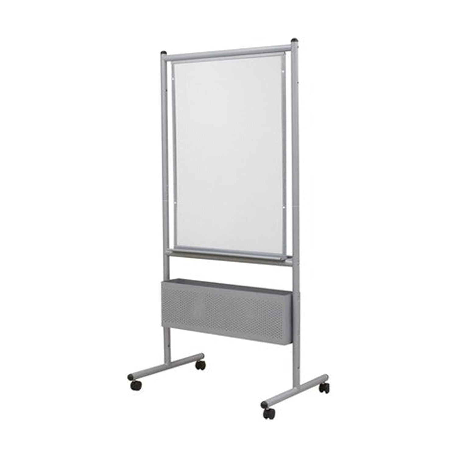 Best-Rite Nest Easel Material: Porcelain, Color: Silver, Dimension: 24" L x 34" W x 72" H