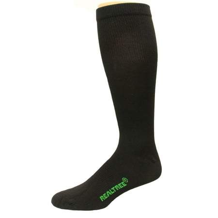 RealTree Liner Socks 2 Pair Medium (W 6-9 / M 4-9) Black