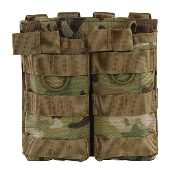 Molle Double Magazine Pouch 1000D Nylon Utility Chaleco Bolsas de almacenamiento Bolsillo para accesorios al aire libre Advancent HW4754-04