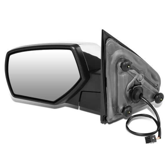 DNA Motoring TWM-050-T111-CH-L For 2014 to 2018 Chevy Silverado / GMC Sierra 1500 2500HD 3500HD Powered Heated Left Side Tow / Towing Mirror 15 16 17 Chrome Cover