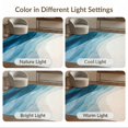thumbnail image 7 of ODIKA 2'x3' Ultra-Soft Accent Mat, Abstract Modern Minimalist Current Motif With Watercolor Wash None Washable, Bare feet friendly, Easy Care Indoor rug for Bedside, Footrest, 7 of 7
