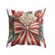 thumbnail image 2 of Fundas de Almohada Navideñas de 45X45 Cm (17,7X17,7 Pulgadas) de Algodón Decorativo | Tela Suave | Cremallera Oculta | Decoración Navideña Festiva para El Hogar | 1 Funda de Almohada, 2 of 6