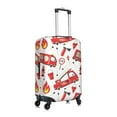 thumbnail image 3 of Uemuo Fire Truck Printed Washable Luggage Cover - Fashion Suitcase Protector Fits 18-32 Inch Luggage -Large, 3 of 9