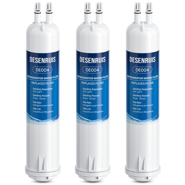 Filtro de agua de repuesto DESENRUIS compatible con 4396841, paquete 3