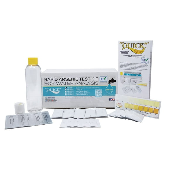 Industrial Test Systems Quick 481396-5 Arsenic for Water Quality Testing, 5 Tests, 12 Minutes Test Time