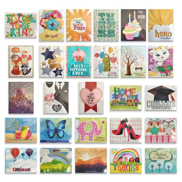 35 All Occasion Assorted Greeting Cards Handmade Cards and Envelopes