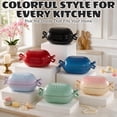 thumbnail image 3 of Ktaxon 5QT Enameled Cast Iron Dutch Oven with Upgraded Textured Handles, Candy-Shaped Sourdough Bread Baking Pot, Oven Safe to 500°F, Obsidian Black, 3 of 14