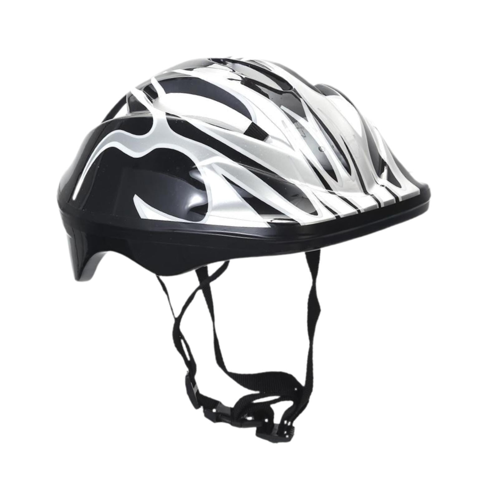 yotijay Kids Helmet, Roller Skating Helmet Portable Impact Resistant, Skateboard White