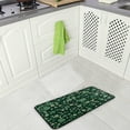 thumbnail image 4 of GZHJMY St.Patrick's Day Kitchen Rugs and Mats,Lucky Clover Non Slip Washable Cushioned Carpets Polyester AntiFatigue Comfort Porch Floor Mat Doormate, 39"x 20", 4 of 7