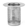 thumbnail image 1 of Filtro de desagüe para bañera, filtro de ducha de acero inoxidable de 5 cm, tapón para fregadero de cocina, malla filtrante, para baño y balcón., 1 of 5