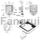 thumbnail image 2 of For Truck Tool Box Latch Replacement Stainless Steel Toolbox Paddle Lock, 2 of 5