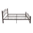 thumbnail image 3 of King Size Metal Bed Frame, Under Bed Storage Space, No Box Spring Needed, Durable Use, Copper, 3 of 18