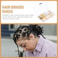 thumbnail image 2 of MasteelfCA 159Pcs Braids Hair Jewelry Dreadlock Hair Cuffs Rings Charms Dreadlock Accessories, 2 of 7