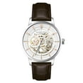 thumbnail image 1 of ALFRED SUNG Automatic III Skeleton Dial Men's Watch (Silver/White), 1 of 3