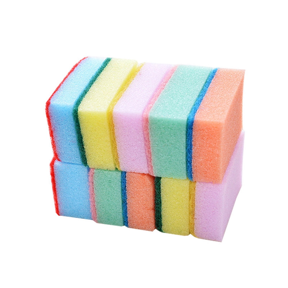 30pcs Useful Dishwashing Sponge Kitchen Cleaning Pad Sponge Scrubber