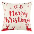 thumbnail image 3 of 1PCS Christmas Pillows Cover Decor Pillow Case Sofa Waist Throw Cushion Cover, 3 of 8