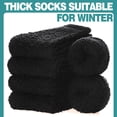 thumbnail image 6 of Womens Fuzzy Socks Cozy Fluffy Winter Cabin Slipper Warm Soft Microfiber Plush Home Sleeping Socks, 6 of 12
