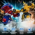 thumbnail image 5 of RC Robot Toys, Fighting Robot 360°Rotatin, with Shields and Realistic Sound Effects, Robots for Kids Ages 6-8, Yellow, 5 of 9