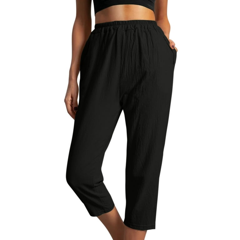 Womens black restaurant pants best sale
