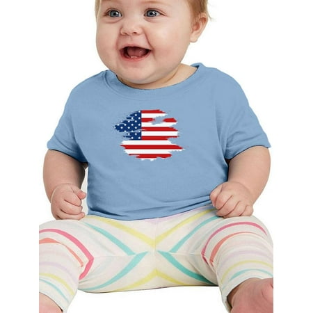 

American Flag Grunge Style T-Shirt Infant -Image by Shutterstock 18 Months