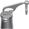 thumbnail image 1 of Th Titanium Bottle Opener Keychain With Keyring Mini Edc Bottle Openersliver Color1pcs), 1 of 5