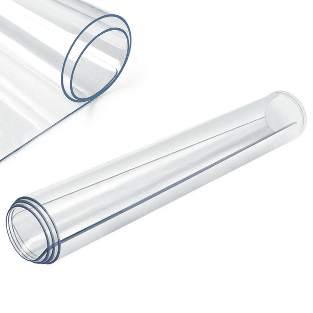 Mantel protector de PVC duradero, tapete transparente de 2,0 mm de grosor para uso intensivo, impermeable y resistente al calor para todas las superficies de muebles (40 x 60 cm)
