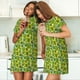 thumbnail image 4 of Disketp Kiwi Fruits Summer para Camisón Corto de Manga Corta para Mujeres, Camisón Cómodo con Escote Redondo, Bonito y Confortable, 4 of 6