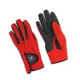 thumbnail image 4 of Guantes de golf shamjiam Cálidos y gruesos para mujer Rojo y negro Par izquierdo y derecho, 4 of 8