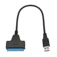 thumbnail image 2 of Cable Adaptador A USB 3.0, Compatible Con UASP Cable Adaptador De Disco Duro Intercambiable En Caliente Indicadores LED 6 Gbps Para HDD SSD De 2,5 Pulgadas Para, 2 of 7