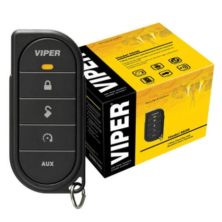 Viper 5606V Car Alarm & Remote Starter ONE 5-Button Remote 2000 Feet (Best Viper Alarm System)