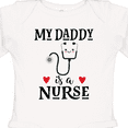 thumbnail image 4 of Inktastic Daddy is a Nurse Baby Boys or Girls Long Sleeve Baby Bodysuit, 4 of 5