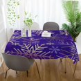 thumbnail image 5 of GZHJMY Beautiful Xmas Snowflake Outdoor Tablecloth 60x120In,Rectangle Table Cover Kitchen Dinner for Outdoor and Indoor Party Holiday Hotel BBQ-Christmas644 Home Decor, 5 of 7