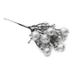 thumbnail image 3 of 1 pieza de tallos de bayas con purpurina navideña, flores artificiales de espuma, corona para árbol de Navidad, decoración DIY para el Año Nuevo 2024, adorno de mesa de Navidad, 3 of 4