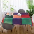 thumbnail image 5 of Yayeee Tablecloths for Rectangular Tables 60 x 120 inch Party Table Cover, Red and Purple Plaid Pattern, 5 of 6
