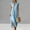 #1014-Light Blue, variant on Women's Summer Casual Plain Scoop Neck Sleeveless Cotton Linen Sun Dress Maxi Tunic Tank Beach Dress