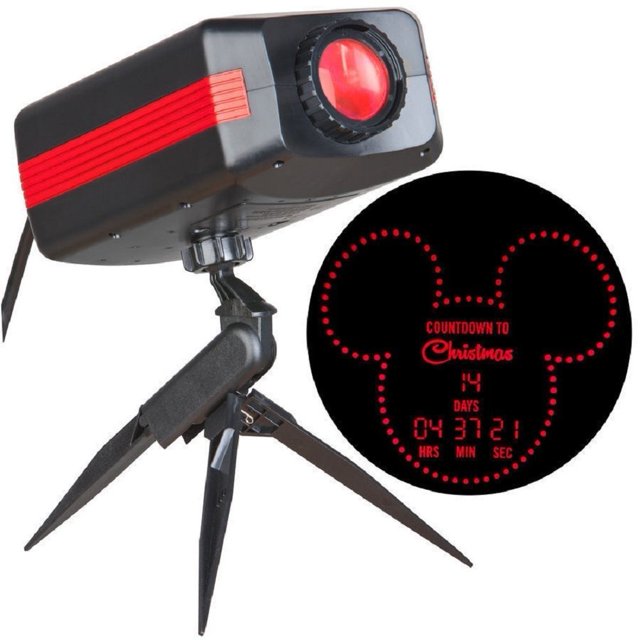 Disney Magic Holiday Mickey Mouse Countdown Lightshow Projector Light