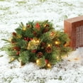 Lighted Christmas Urn Filler with Stand Prearranged Outdoor Decor