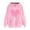 #029-Pink, variant on Craaazy Hoodies for Women Breast Cancer Awareness Pink Ribbon Hooded Sweatshirt Long Sleeve Hoodie with Pockets Bow Graphic Pullover Tops Gifts
