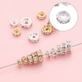 thumbnail image 3 of SPRING Versatile and Eye Catching 8mm Rhinestone Crystal Spacer Beads Pack of 50 Red, 3 of 9