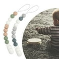 thumbnail image 3 of Pacifier Clip, Holder Teething Beads for Baby Girls B, 3 of 8