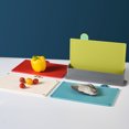 thumbnail image 4 of Tabla de cortar de grado alimenticio, juego de cuatro piezas, tabla de cortar complementaria para alimentos de frutas para bebés, tabla de cortar de cocina, clasificación, 4 of 4