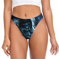 thumbnail image 1 of Balery Celestial Ram Night Sky Tangas de Algodón para Mujer con Estampado – Ropa Interior Sexy, Transpirable, G-string-3X-Large, 1 of 6