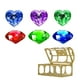 thumbnail image 2 of Set de 7 piezas de juguetes de piedras preciosas para niños, kit de joyería con diamantes de cristal y cofre del tesoro dorado. Incluye piedras preciosas de vidrio de colores con formas únicas. Ideal, 2 of 6